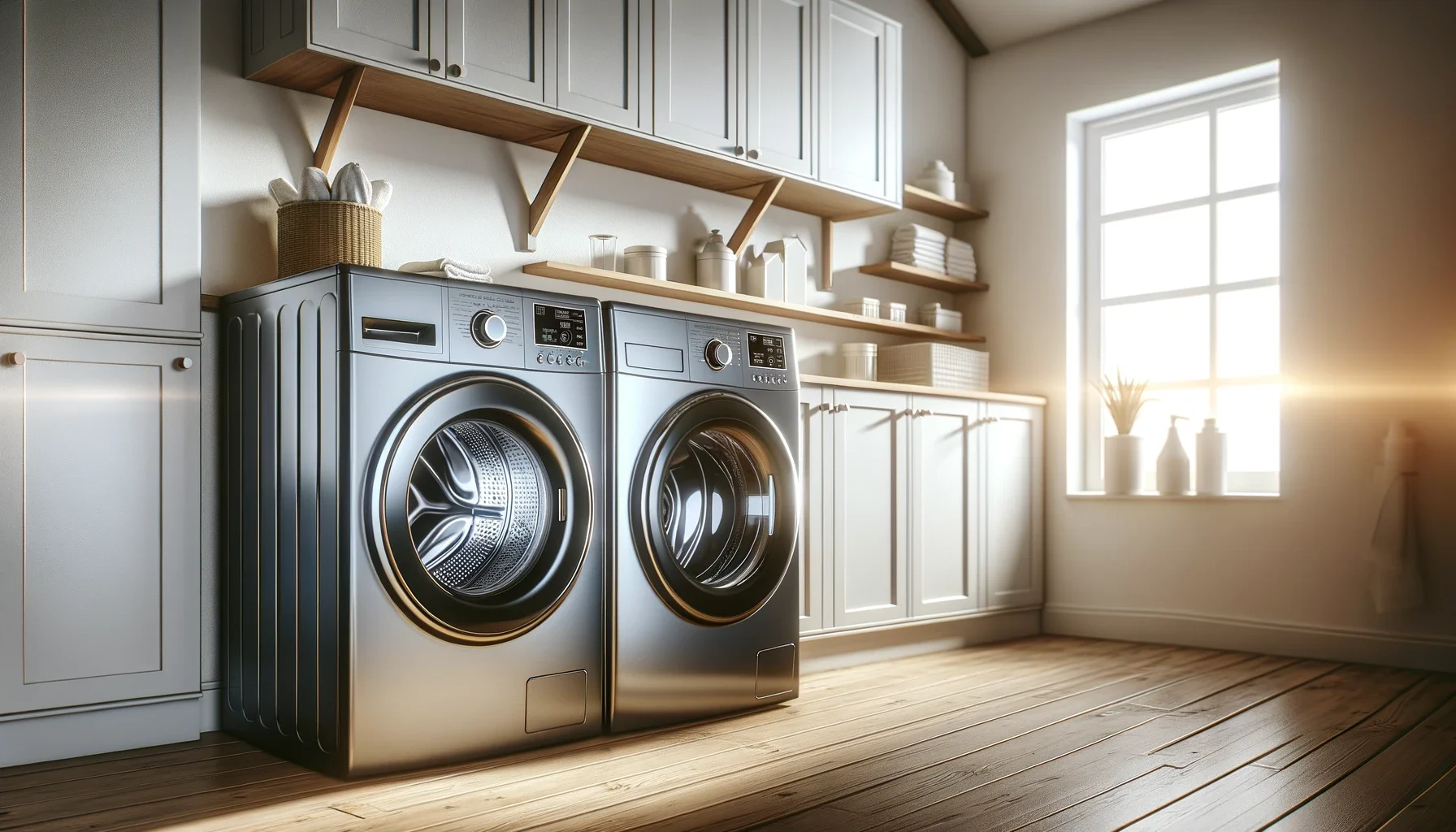 Kenmore Washer and Dryer Laundry Room