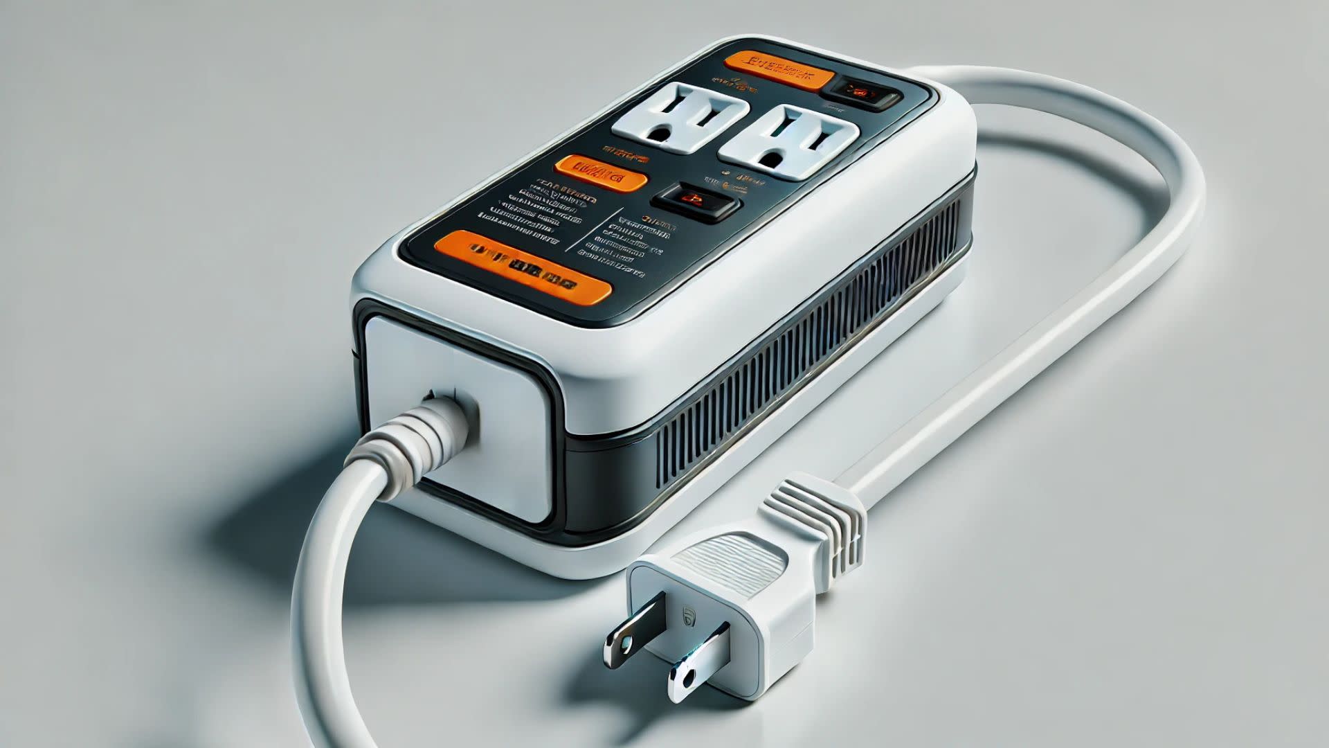 A surge protector helps prevent damage to home appliances and electronic equipment.