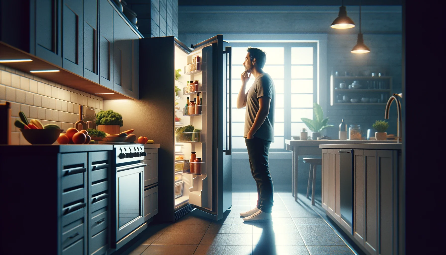 Illustration of woman who’s upset her fridge is leaking