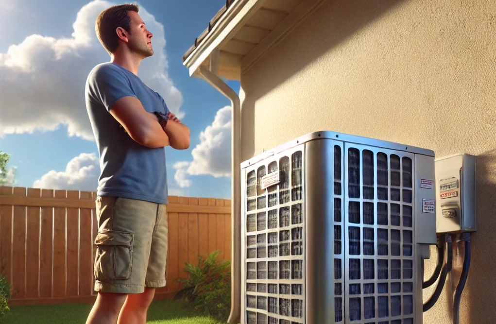 Title image for blog article "How Does an Air Conditioner Condenser Work?"