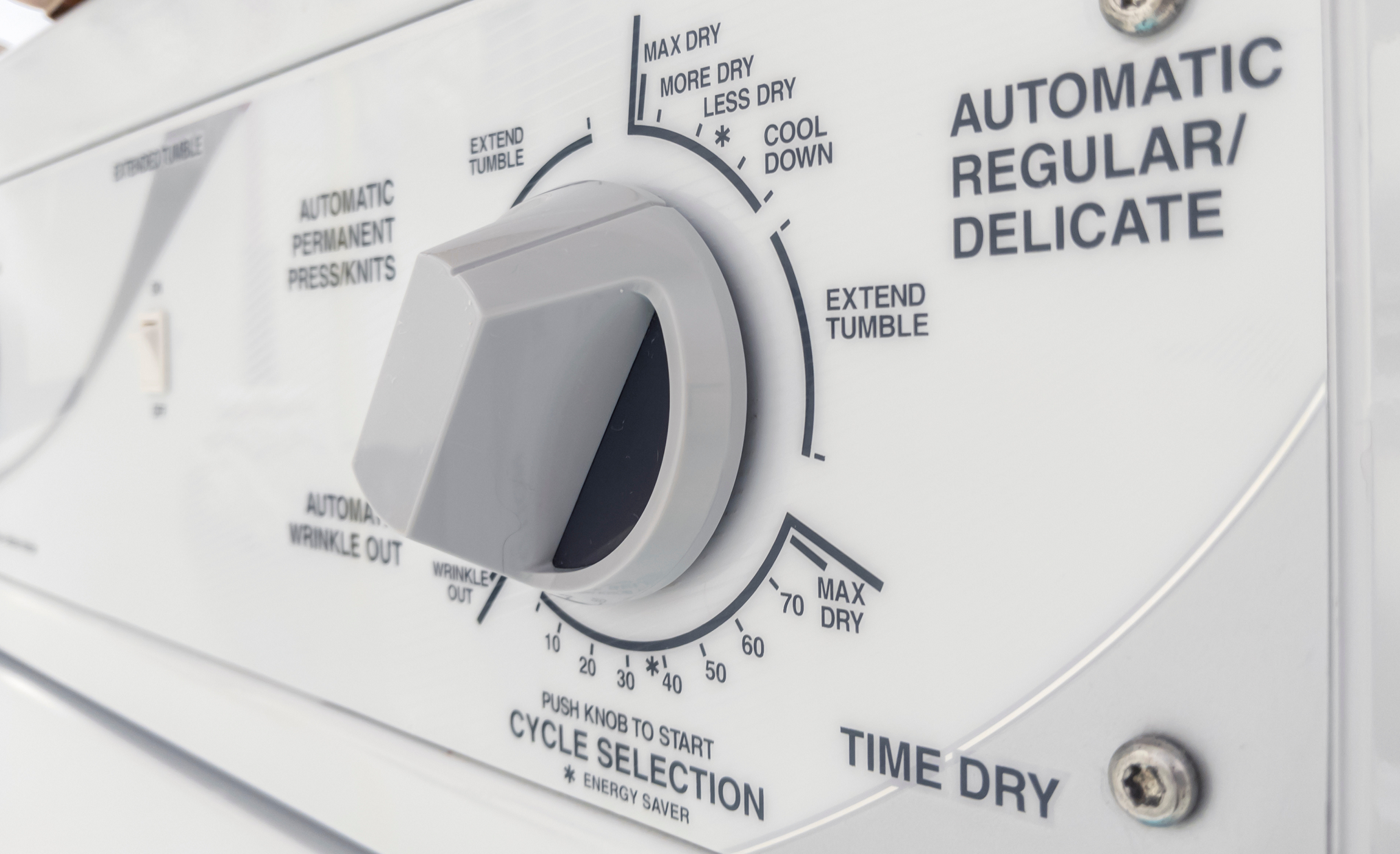 Title image for blog article "Dryer Timer Not Working? Confirm It and Fix It"