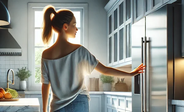 Title image for blog article "Tips to Maximize Refrigerator Lifespan" that discusses the topic "how long do refrigerators last?" and provides refrigerator maintenance advice.