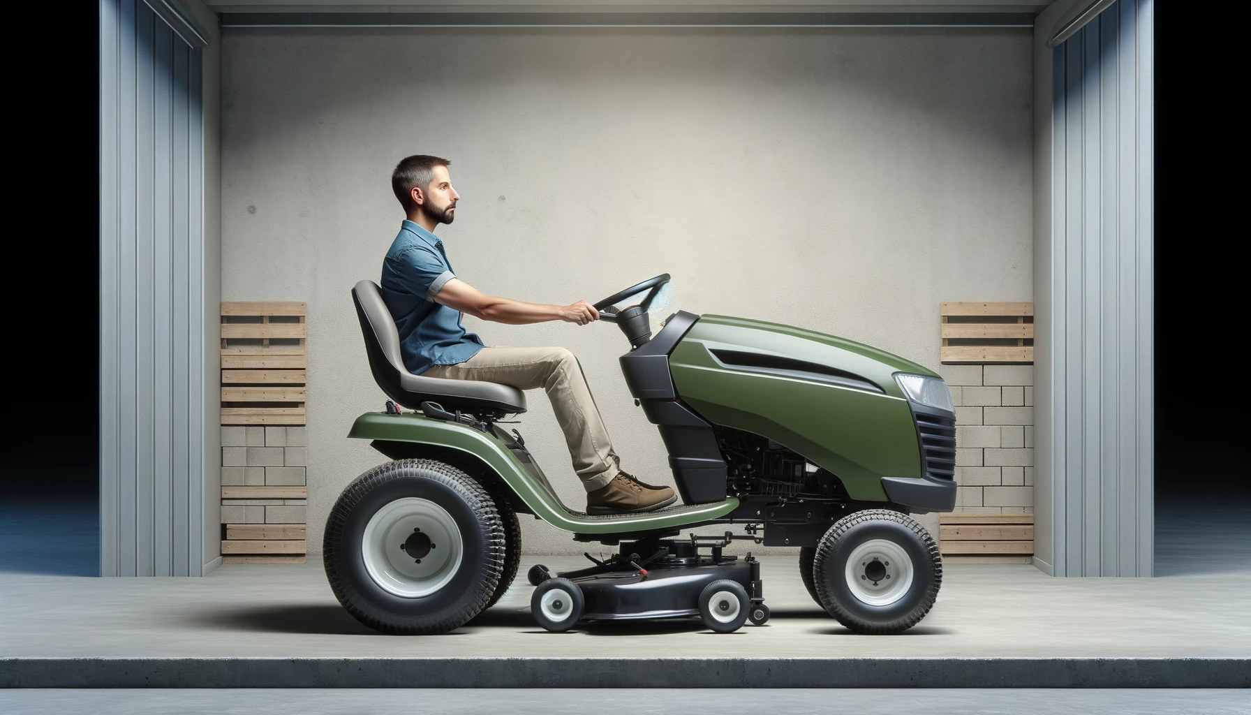 Image showing how to winterize your riding mower.