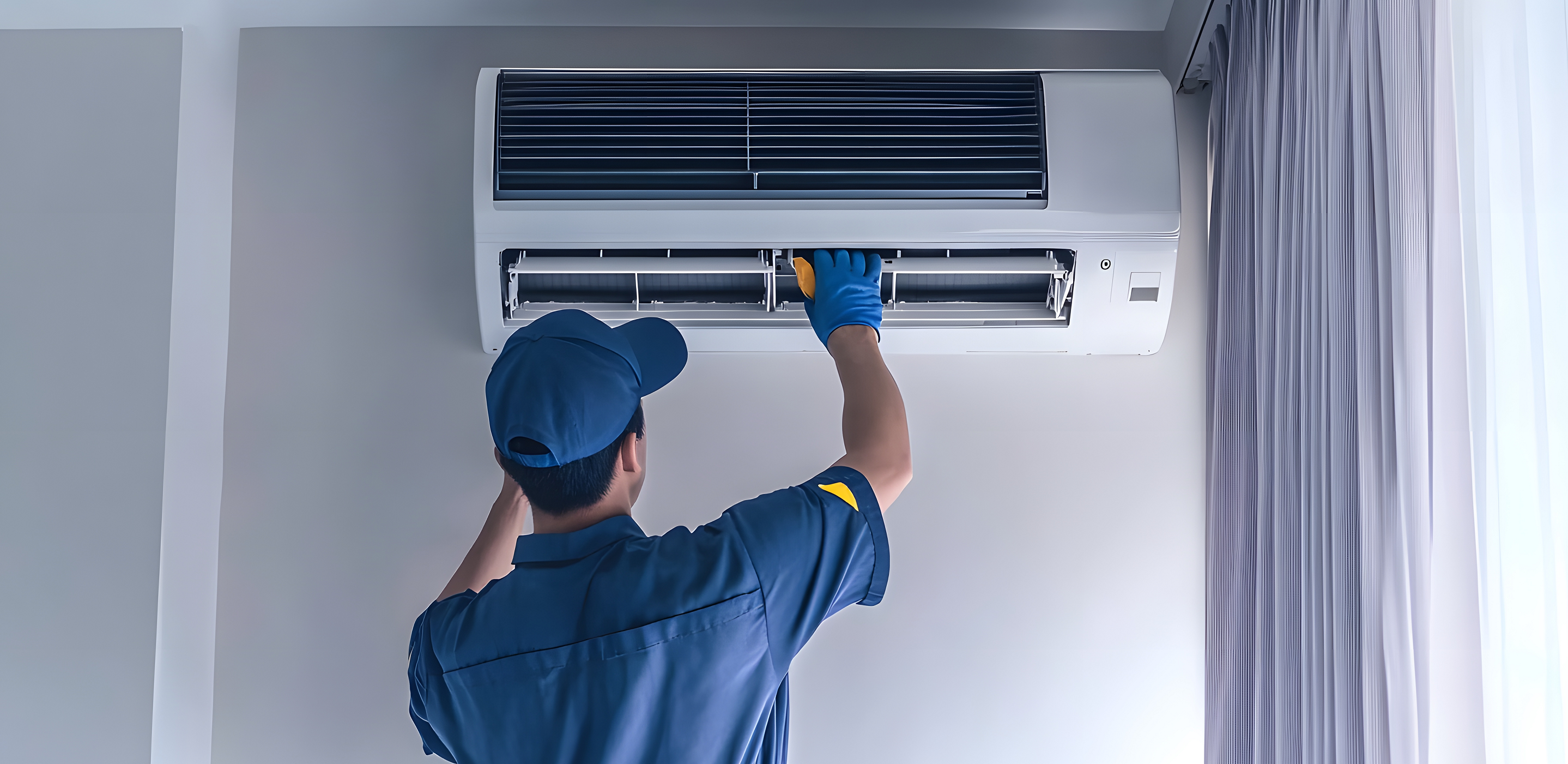 Title image for blog article "How Does a Split-System Air Conditioner Work?"