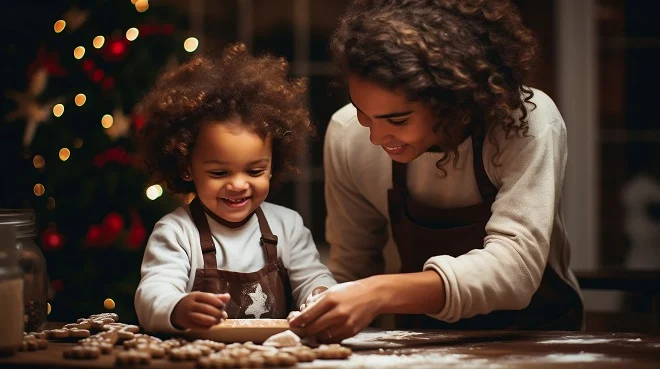 Holiday baking image.